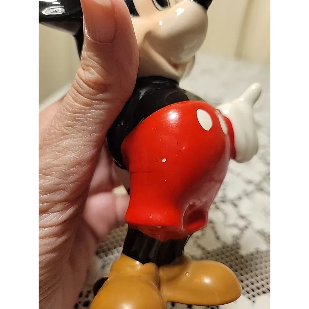 Vintage Disney Japan Mickey & Minnie Ceramic Figurines~6 Inch